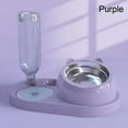 thumbnail image 1 of Food Container with Waterer Pet Waterer Feeder 2-in-1 Cat Bowl Water Dispenser Automatic Water Storage Pet Dog Cat Food Bowl, 1 of 10