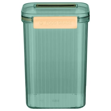 Food Containers with Lids, Clear Food Storage Jars, Kitchen Pantry Organizer and Storage, Plastic Kitchen Storage Containers, Airtight Dry Cereal Container