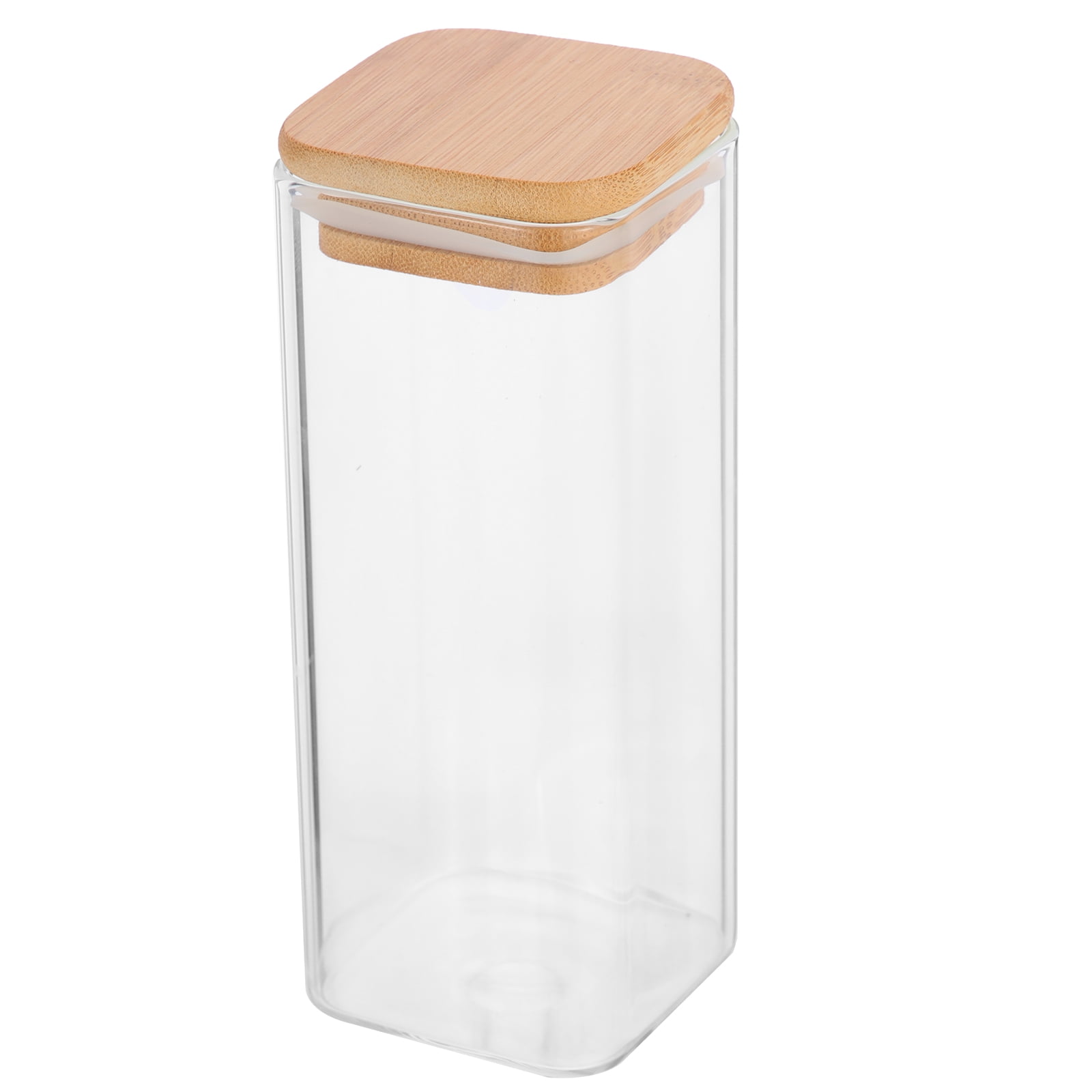 Food Containers Loose Tea Organizer Glass Jar with Lid Cereal Kitchen