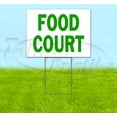 thumbnail image 1 of Food Court 2 (18" x 24") Yard Sign, Includes Metal Step Stake, 1 of 6