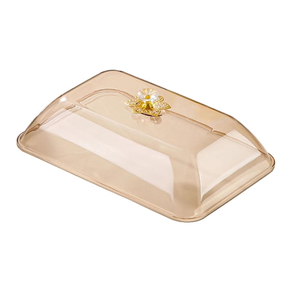 Food Cover Dustproof Cake Dome Lightweight Plastic Handle Sturdy Design for Picnics Camping Outdoor