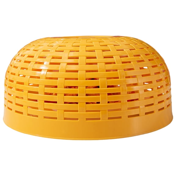 Food Cover with Mesh (Net Food Protector, Screen Food Dome), Yellow Fly Cover for Food, Round Mesh Screen Cover for Kitchen Table, Food Cover with Mesh, Tent Cover, Outdoor Dining, Picnic Protector