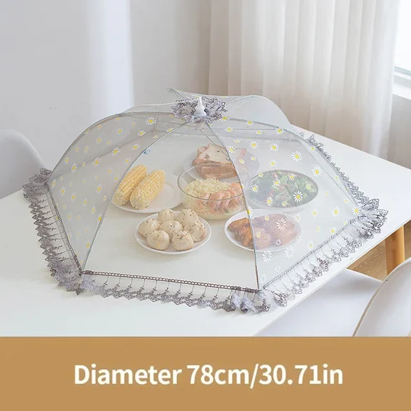 Food Covers Foldable Dining Table Mesh Cover Home Food Anti Fly Mosquito Tent Umbrella Picnic Protect Net Kitchen Accessories