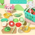thumbnail image 1 of Cuttable Fruit Vegetable Pretend Play Toys, Kitchen Cooking Play Set, Cartoon Doll Accessory Pack, Christmas Birthday Gifts, Toys for Toddler Baby Kids Boys Girls, Age 3+ Cooking Role Play Game, 1 of 3