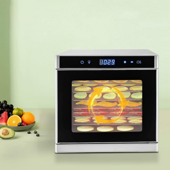 Food Dehydrator 8-Tray Dehydrators Dryer Machine 700W Dehydrator for Jerky LED Display Dehydrator Magic Mill Food Dehydrator Machine for Jerky Herb Meat Beef Fruit Vegetables
