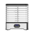 thumbnail image 1 of Food Dehydrator Fruit Dryer Jerky Maker Adjustable Stainless Steel Trays for Home Kitchen Use, 1 of 9