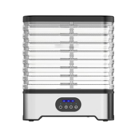 Food Dehydrator Fruit Dryer Jerky Maker Adjustable Stainless Steel Trays for Home Kitchen Use