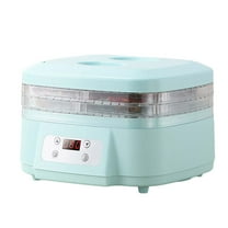 Food Dehydrator Machine for Home Use - 360° Airflow Food Dehydrator Machine, Electric Dryer with Adjustable Timer & Temperature Control, 3 Trays - Digital Presets for Fruit, Meat, Herbs, Jerky