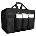 thumbnail image 1 of Food Delivery Bag with Cup Holders/Drink Carriers Great for Beverages, Grocery, Pizza, Commercial Quality Hot and Cold, 1 of 5