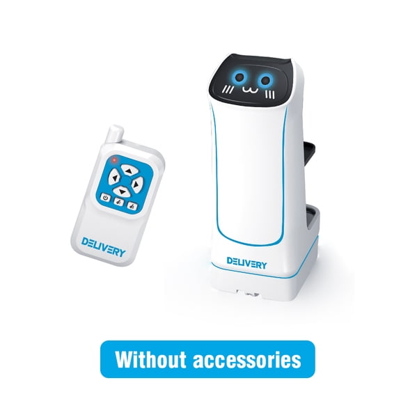 Food Delivery Robot Remote Robot Set with Lights & Sound for Ages 3-12 & Adults Transport Interaction Christmas Birthday Gifts