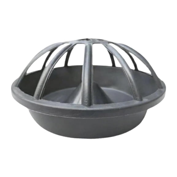 Food Dispenser Bird Feeding Bucket Animal Husbandry Supplies Resilient PE Material with Deep Trough for Geese Chickens