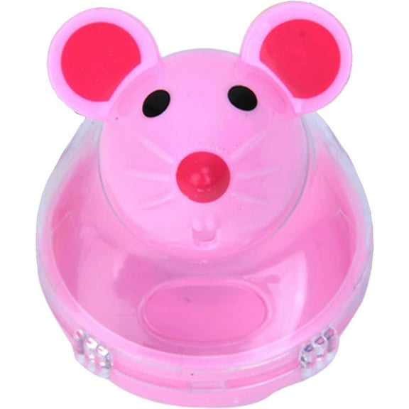 Food Dispenser Leaking Food Tumbler Mouse Toy Kitten Slower Feeder Interactive Cats Treat Feeder Boredom Pet Favor