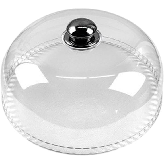 Food Dome Cover with Handle, Round Cake Dome Multipurpose Dish Cover for Kitchen Parties Picnic, Food Tent for Indoor Outdoor Use (Dia 24.8 cm)