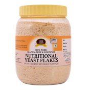 Food Essential Nutritional Yeast Flakes 100 gm. [Gluten Free, Nutty and Cheesy Tasting Nooch, Perfect for Vegans and Vegetarians]