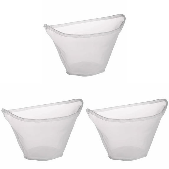 Food Filter Bag, Bowl Shaped Nut Milk Straining Bag, Reusable Cheese Cloth Bag, Food Filter Bag for Kitchen, Spice Bags for Cooking, Three Types of Filter Bags (3Pcs)