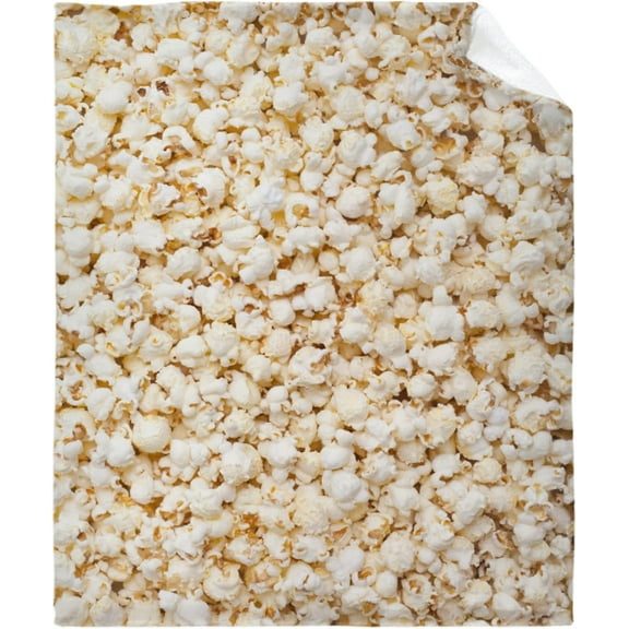 Food Flannel Fleece Super Soft Cozy Blanket Popcorn Lightweight Warm Throw Blanket for Couch Living Room Bed Sofa Travel 40"x30" for Pet