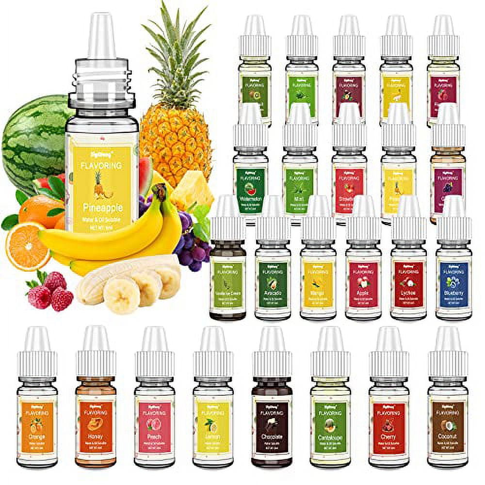 Food Flavoring Oil, 16 Pack 10ml Larger Size Lip Gloss Flavoring Oil, Candy  Flavoring for Candy Making Cooking & Baking, Lip Blam Flavoring Oil Water &  Oil Soluble Flavoring Extracts - Yahoo Shopping