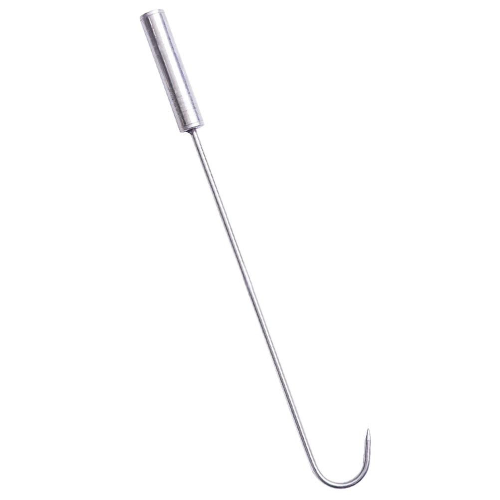 Food Flipper Hook Stainless Steel BBQ Turner Hook Flips Meat Flipper