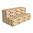 thumbnail image 1 of Food Foldable Mattress, Delicious Pattern in Cartoon, 78.7" x 47.2", Multicolor, by Ambesonne, 1 of 6