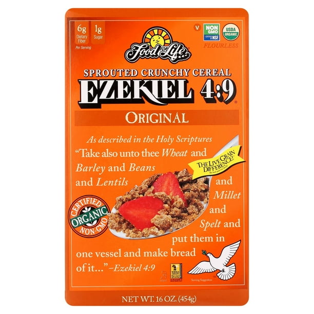 Food For Life Baking Co. Cereal Organic Ezekiel 4 Sprouted Whole Grain