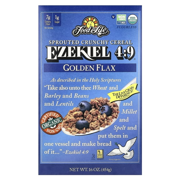 Food For Life Ezekiel 4:9 Golden Flax Cereal, 16 oz