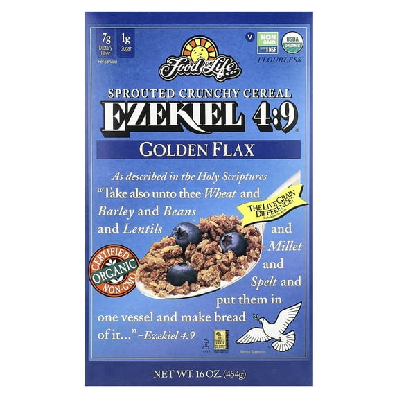 Food For Life Ezekiel 4:9 Golden Flax Cereal, 16 oz