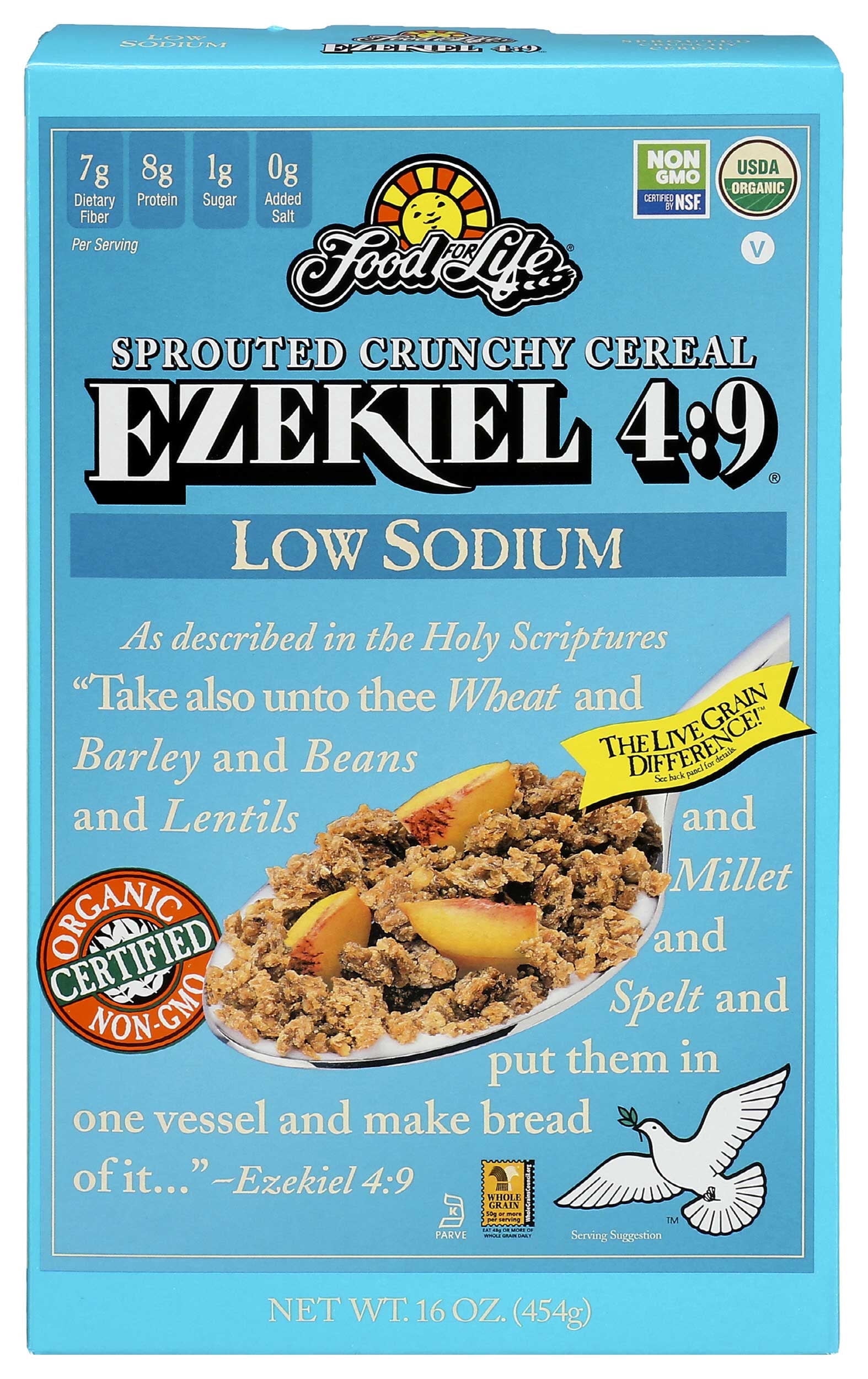 Food For Life Food For Life Organic Ezekiel 4:9 Sprouted Crunchy Cereal Low Sodium - 14 oz