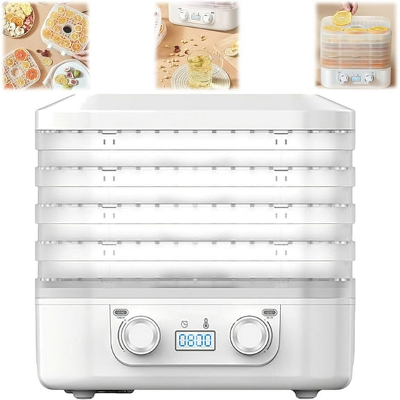 Food Freeze Dryer Machine for Home Use, 2025 New 5-Tray Digital Freeze Dryer with Adjustable Temperature & Timer, for Preserving Fruits, Meat, Herbs, and Pet Food