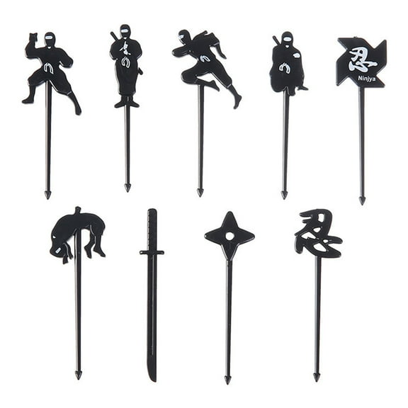 Food Fruit Fork Picks for Kids, Cute Cartoon Bento Box Decor Reusable Toddler Food Pick, Cartoon Toothpick for Cake Dessert Pastry Party Supply, Kids Lunch Accessories for School