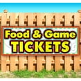 thumbnail image 1 of Food & Game Tickets 13 oz Vinyl Banner With Metal Grommets, 1 of 4