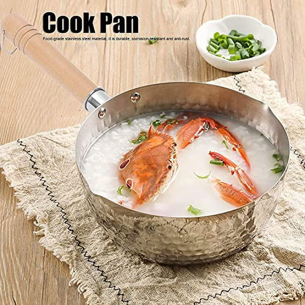 Food Grade 304 Stainless Steel Saucepan, Milk Sauce Pan, Japanese