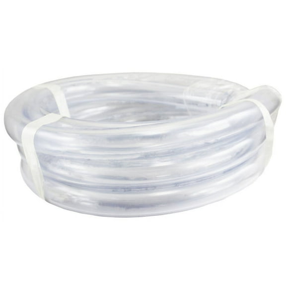 Food Grade Clear PVC Tubing, 1/2" (0.5") ID x 25 ft