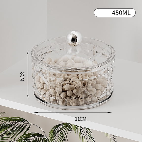 Food Grade Diamond Pattern Sealed Jar - Stylish Kitchen Storage for Grains, Nuts, and Tea