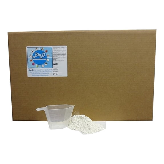 Food Grade Diatomaceous Earth - 25 lb Box - Non-Toxic DE for Home, Garden & Farm - Organic Farming Approved - Pest Control - Natural Powder