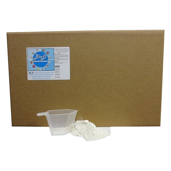 Food Grade Diatomaceous Earth - 25 lb Box - Non-Toxic DE for Home, Garden & Farm - Organic Farming Approved - Pest Control - Natural Powder