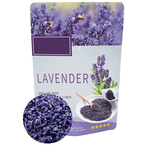 Food Grade Dried Lavender for Desserts Lemonade Bath Bombs Scented Candles Wedding Favors Home Fragrance Projects, Purple
