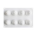 thumbnail image 1 of Food - Grade Easter Egg Silicone Mold - 8 - Hole Egg Shaped for DIY Baking and More, 1 of 6