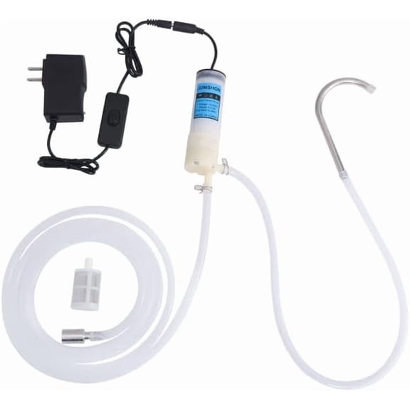 Food Grade Electric Water Transfer Pump 100-240V for Ice Maker,Coffee Machine and Water Cooling,Auto Siphon Small Self Priming Pump for Bottling Wine,Beer and Kombucha,2L/Min,Low Noise