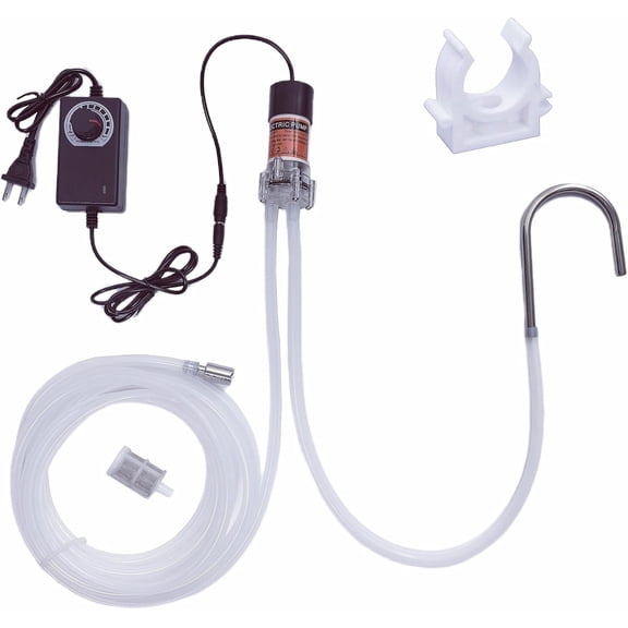 Food Grade Electric Water Transfer Pump, 110V Adjustable Flow (0-2L/Min), for 5 Gallon Water Jugs, Bottled Water, Wine, Cooking, Aquariums  Self-Priming  Quiet, Portable, Easy to Use