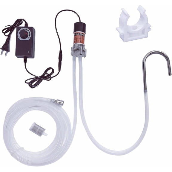 Food Grade Electric Water Transfer Pump, 110V Adjustable Flow (0-2L/Min), for 5 Gallon Water Jugs, Bottled Water, Wine, Cooking, Aquariums Self-Priming Quiet, Portable, Easy to Use