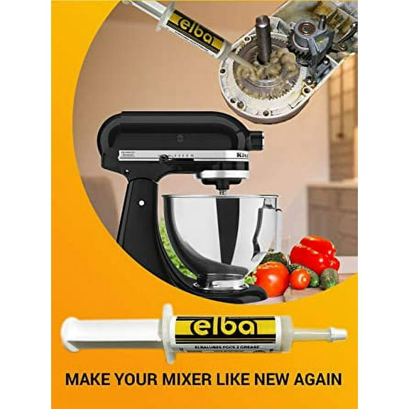 Food Grade Grease, Stand Mixer Grease. Fully Synthetic, NSF Registered as H-1. Halal and Kosher Certified. Compare to: Kitchen Aid Greases and Impresa Grease.1 OZ Syringe Pack