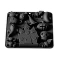 thumbnail image 1 of Food Grade Halloween Silicone Baking Mold 10 Cavity Pumpkin Bat Shape Non Stick Candy Jelly Cake Mould, 1 of 6