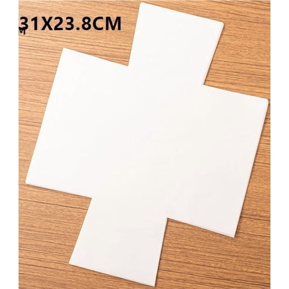 Food Grade High Temperature Resistant Baking Paper - 50 Sheets, Non-Toxic, Perfect for Toast, Cakes, and Cookies