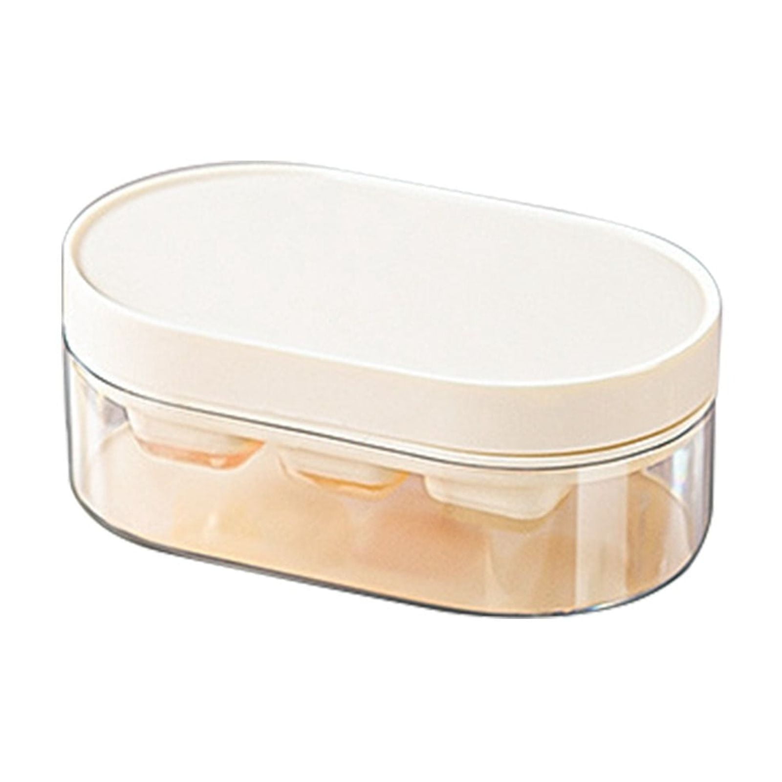 Food Grade Ice Cube With Lid Easy To Store Ice Tray Mini Pressable Ice