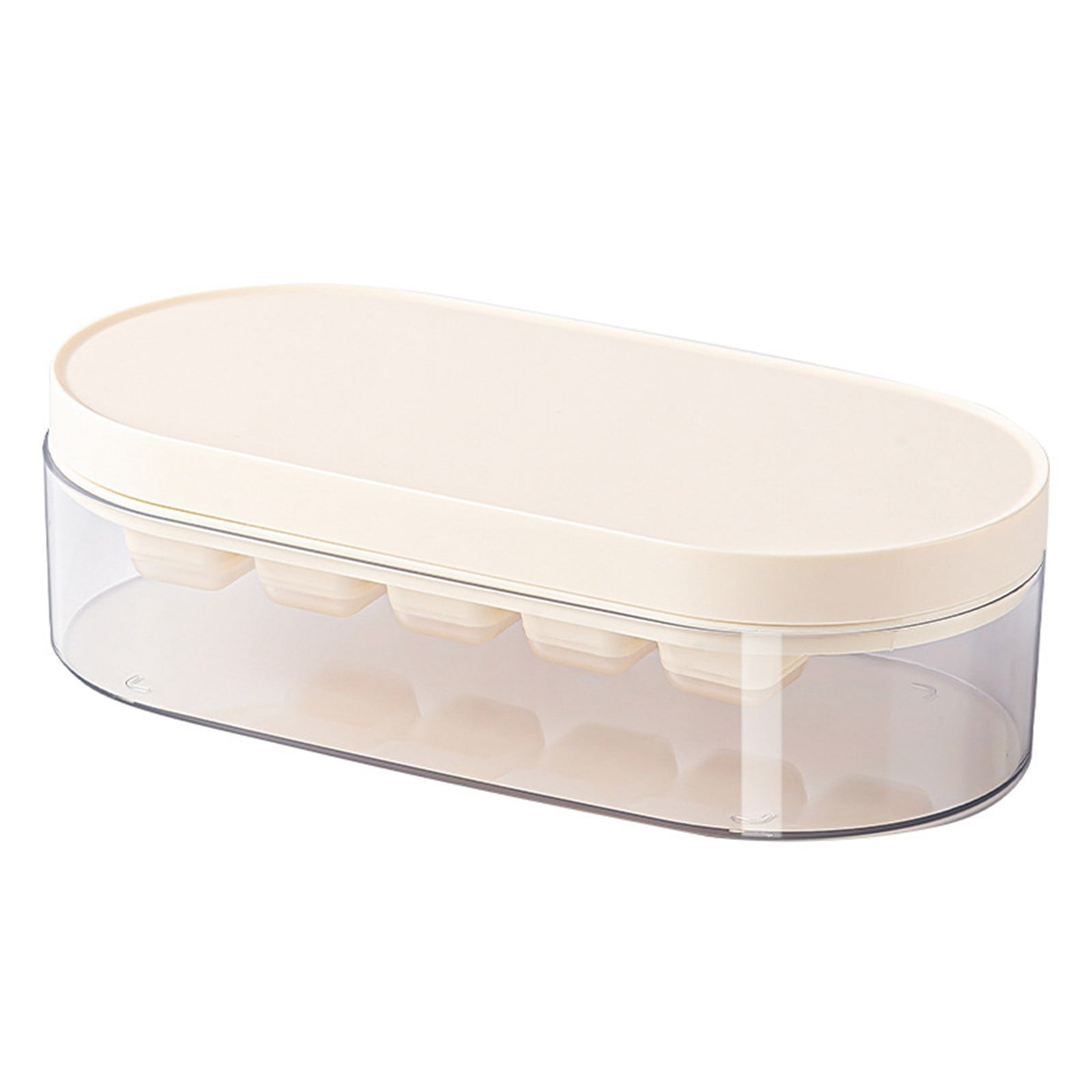 Food Grade Ice Cube With Lid Easy To Store Ice Tray Mini Pressable Ice