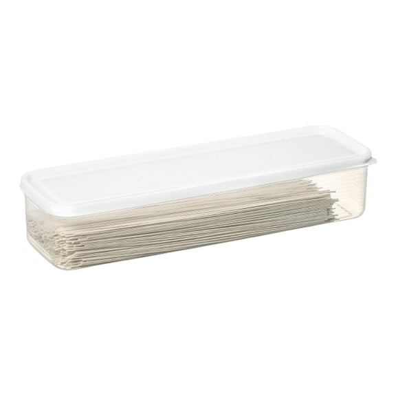 Food Grade Long Rectangular Storage Box Seal Container, Long Plastic Food Storage Container with Lid for Scallions, Cilantro, Green Onions for Kitchen Pantries And Fridge Organization - Color A