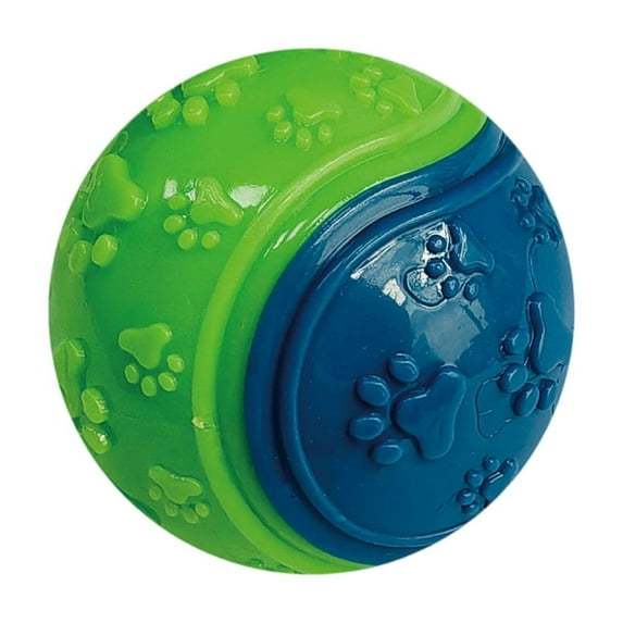 Food Grade Natural Rubber Dog Chew Ball, Safe Non-Toxic For Accidental Ingestion, Bite Resistant Wear Resistant For Small Medium Dogs, Relieves Teething Discomfort Reduces