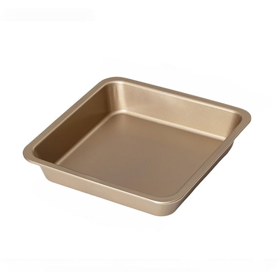 Food Grade Non-Stick Coating, 8.8 Inch Carbon Steel Cake Pan, Reinforced Edge Rust-Proof Baking Pan, for Lasagna and Brownies