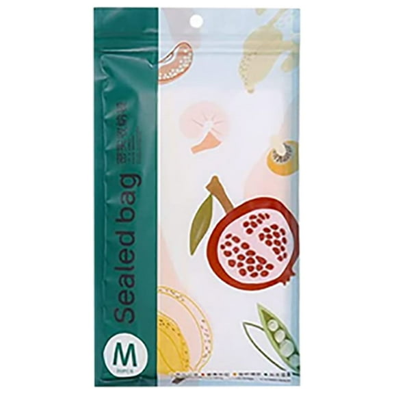 Food-Grade PE Self-Sealing Fresh-Keeping Bags, Transparent Reusable Storage Bags for Refrigerator, Fruits, Meat and Snacks, Airtight Multi-Purpose Organizer
