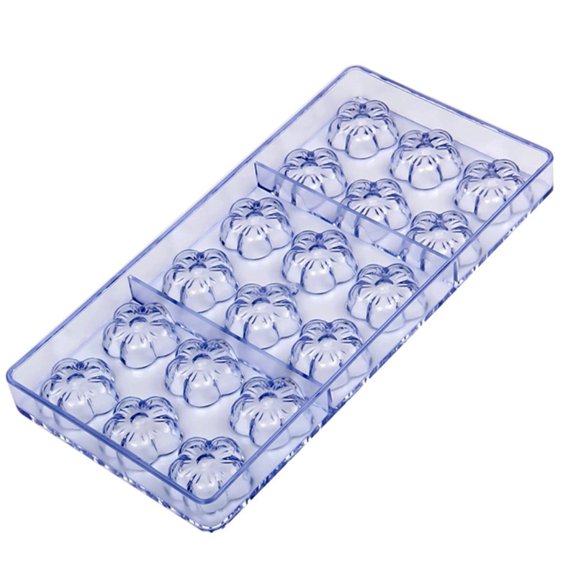 Food Grade Plastic Chocolate Mold 18 Cavities Candy Baking Mould for Pastry Cook